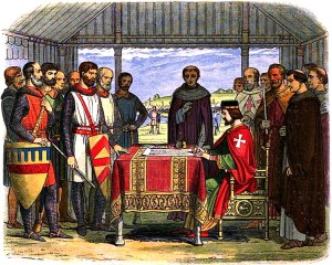 King John signing the Magna Carta